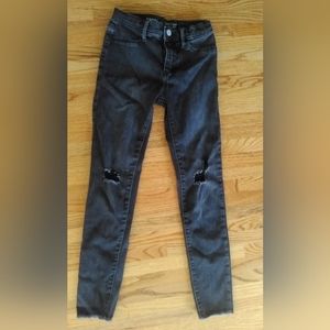 Black denim jeggings, old Navy, size 12 in kids